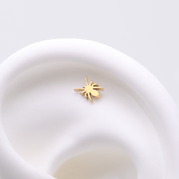 Detail View 1 of Implant Grade Titanium OneFit Threadless Golden Flat Spider Top Part